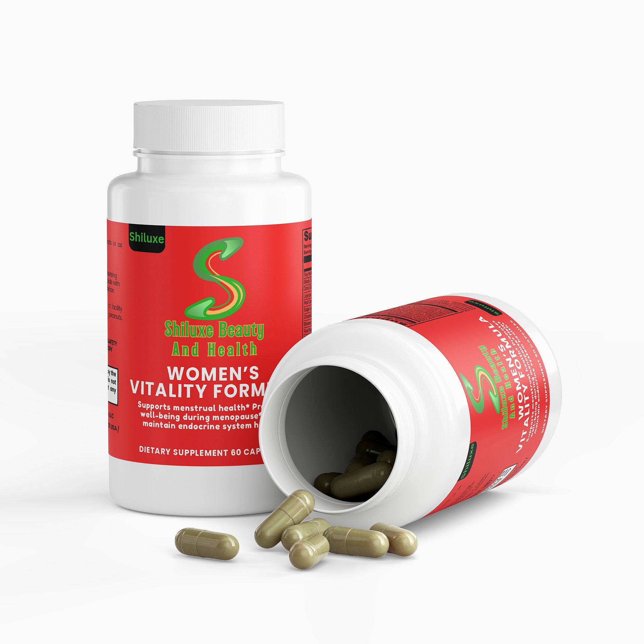 Women's Vitality Formula, supports menstrual health & menopausal wellness, dietary supplement, 60 Capsules